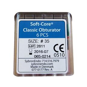 Kerr 972-3035 Soft-Core Carrier-Based Obturator, Size 35 (Pack of 6) in Kuwait