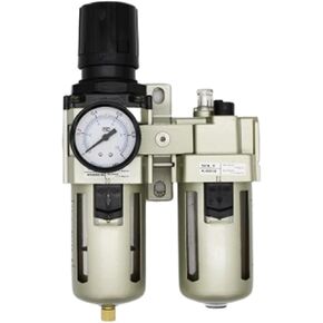 AC4010-06 AW4000-06 + AL4000-06 منظم فلتر الهواء مجموعة الداهن F.R.L 1/2 ''BSPT اثنين من الاتحاد الهوائي in Saudi Arabia