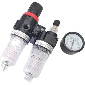 1Pcs AFC2000 1/4" Port FRL Union Treatment Air Filter Regulator Combination Lubricator Combinations(AFC2000 PC6-02) in Saudi Arabia