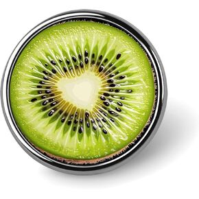 فاكهة الكيوي مع القلب طية صدر السترة دبوس لطيف بروش شارة قبعة الملابس والمجوهرات والاكسسوارات لحفل الزفاف هدية in Kuwait