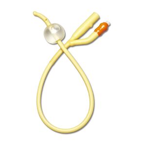 Medline Silicone-Elastomer Coated Latex Foley Catheters, 16 Fr, 10 mL Balloon, Coude Tip, 2-Way, Case of 12 Each in Kuwait