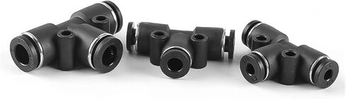 محول توصيل سريع لخرطوم الهواء، قطعة واحدة من تركيبات أنابيب الهواء الهوائية موصل أنبوب الدفع في الكوع الكهروضوئي المستقيم من البولي يوريثان PE PY 3 طرق (PE16) in Kuwait