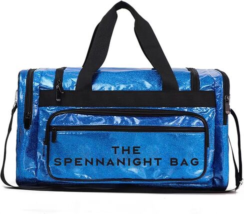 حقيبة Spennanight المعززة المحمولة Wap Loading Glitter Duffle Bag حقائب السفر الأمتعة حقيبة طوال الليل للنساء in Saudi Arabia