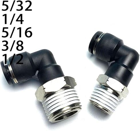 PL British Pipe Pneumatic Quick Connector N1/8 N1/4 N3/8 N1/2 NPT External Thread 5/32 1/4 5/16 3/8 1/2 Hose Air Pipe 5/16-N04(PL 1l4-N03(NPT3l8)) in Saudi Arabia
