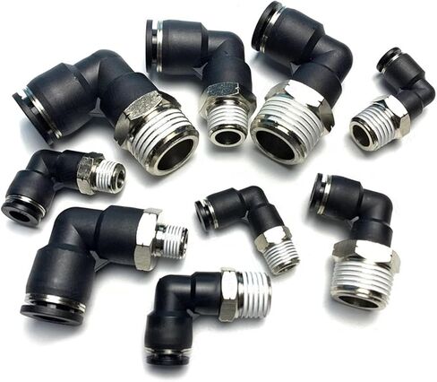 PL British Pipe Pneumatic Quick Connector N1/8 N1/4 N3/8 N1/2 NPT External Thread 5/32 1/4 5/16 3/8 1/2 Hose Air Pipe 5/16-N04(PL 1l4-N03(NPT3l8)) in Saudi Arabia