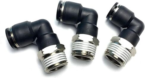 PL British Pipe Pneumatic Quick Connector N1/8 N1/4 N3/8 N1/2 NPT External Thread 5/32 1/4 5/16 3/8 1/2 Hose Air Pipe 5/16-N04(PL 1l4-N03(NPT3l8)) in Saudi Arabia