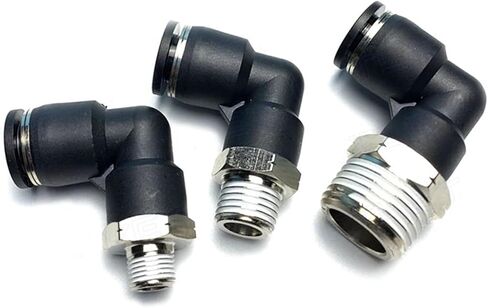 PL British Pipe Pneumatic Quick Connector N1/8 N1/4 N3/8 N1/2 NPT External Thread 5/32 1/4 5/16 3/8 1/2 Hose Air Pipe 5/16-N04(PL 1l4-N03(NPT3l8)) in Saudi Arabia