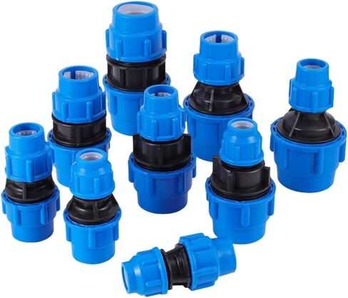 Air Hose Quick Connect Adapter, 20-50mm PE Tube Splitter Quick Reducing Connector Irrigation Pipe Fittings 1Pcs(40-20) in Saudi Arabia