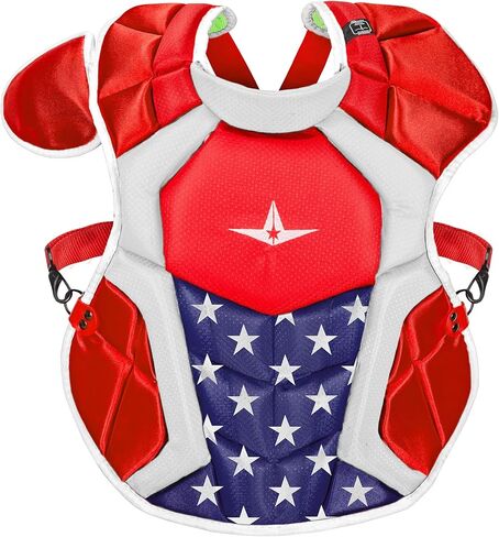 All Star System7 Axis NOCSAE Certified Youth Baseball Catcher's Chest Protector - Ages 9 - 12 in Kuwait