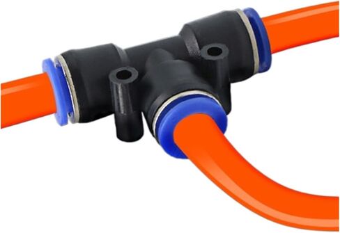Air Hose Quick Connect Adapter, 1pcs Pneumatic Fittings PE Connectors Direct Thrust 4-16mm/ Plastic Hose Quick Couplings(PE-8) in Saudi Arabia