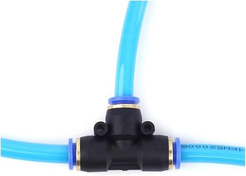 Air Hose Quick Connect Adapter, 1pcs Pneumatic Fittings PE Connectors Direct Thrust 4-16mm/ Plastic Hose Quick Couplings(PE-8) in Saudi Arabia