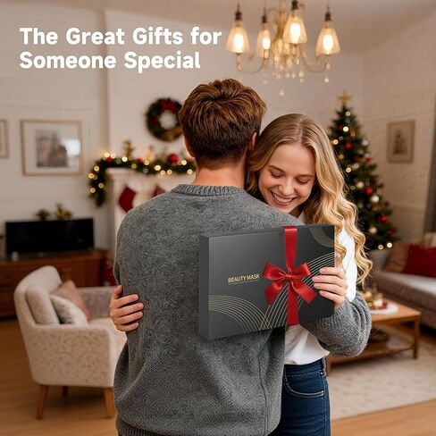 العلاج بالضوء الأحمر للوجه والرقبة، قناع العلاج بالضوء LED بـ 7 ألوان، قناع الضوء الأحمر القابل لإعادة الشحن بقدرة 2600 مللي أمبير في الساعة للعناية بالبشرة، مع سطوع ومؤقت قابلين للتعديل، مناسب للاستخدام في المنزل أو أثناء السفر in Kuwait