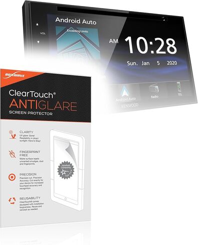 BoxWave Screen Protector Compatible with Kenwood DDX57S - ClearTouch Anti-Glare (2-Pack), Anti-Fingerprint Matte Film Skin for Kenwood DDX57S, Kenwood DDX57S, DDX5707S in Saudi Arabia
