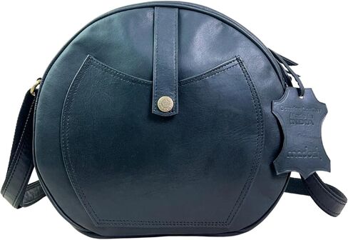 Madosh, Genuine Leather Women's Crossbody Semi-Circular Hobo Style Shoulder Bag in Saudi Arabia