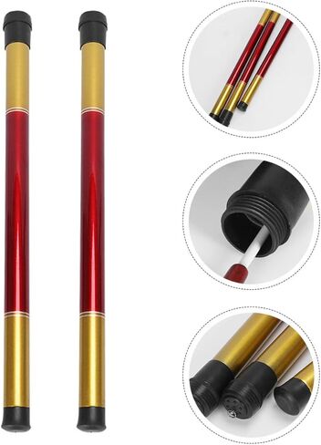 2pcs Fiberglass Conducting Storage Tubes Music Band Container Holder Orchestra Conductor Stick Organizer Case in Saudi Arabia