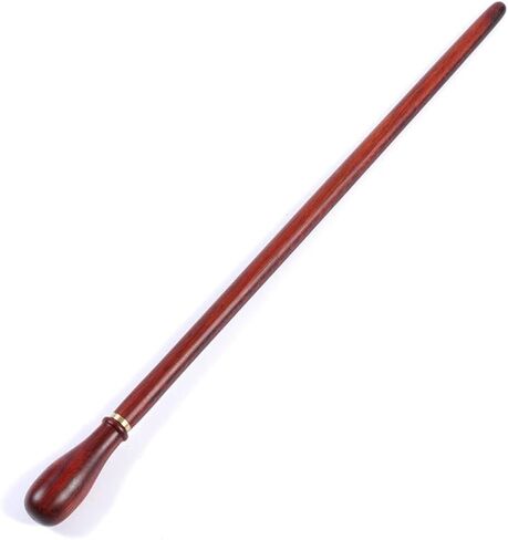 Sandalwood baton, natural wood veneer, round handle, orchestral baton, diameter 14.96, color randomly sent in Saudi Arabia