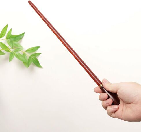 Sandalwood baton, natural wood veneer, round handle, orchestral baton, diameter 14.96, color randomly sent in Saudi Arabia