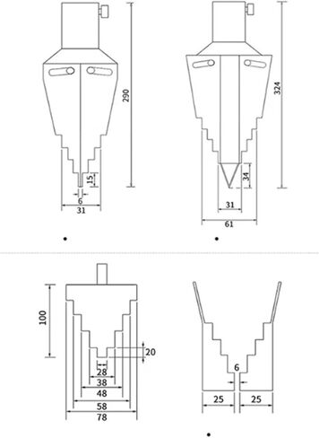 FSH-14 14ton هيدروليكي شفة مفرشة سبليت ستايل شفة فاصل شفة أدوات هيدروليكية in Kuwait