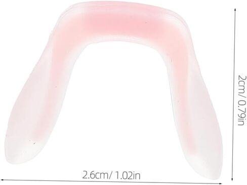 2pcs Silicone Nose Pads for Eyewear Non-slip Glasses Nose Pads Replacement for Boy Girl Adults Soft for Eyeglasses in Saudi Arabia