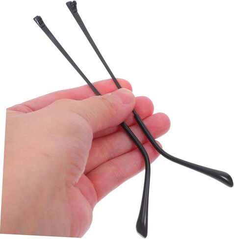 1pair Metal Eyeglass Replacement Arms Glasses Temple Repair Kit for Compatible Eyewear Models Double Tooth Design for Use in Saudi Arabia