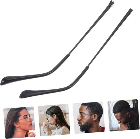 1pair Metal Eyeglass Replacement Arms Glasses Temple Repair Kit for Compatible Eyewear Models Double Tooth Design for Use in Saudi Arabia