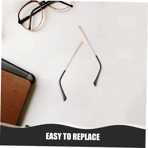 Eyeglass Arm Replacement Metal Temple Tips for Glasses Legs Easy to Install and Comfortable for Frames in Saudi Arabia