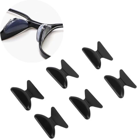 50 Pairs 1.8mm Anti Slip Adhesive Silicone Contoured Nose Pads Universal Fit Sticky Non Slip Nose Pads in Saudi Arabia
