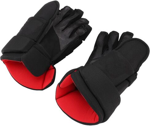 Fabater Ice Hockey Gloves, Extra Padding Curved Thumb Breathable Roller Hockey Gloves, Street with Finger Gussets Mesh for Youth Junior Kids Outdoor Sports (13inch) in Saudi Arabia