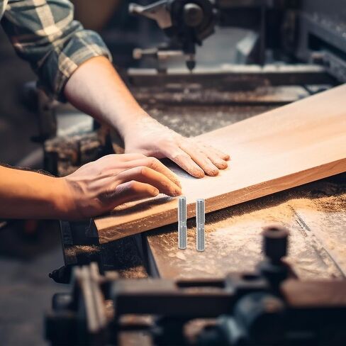 10 قطعة M10x1.5 مسامير ملولبة مزدوجة الأطراف من الفولاذ المقاوم للصدأ، مسامير ملولبة مزدوجة الأطراف للإصلاح والصيانة الصناعية in Kuwait