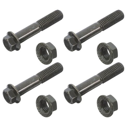 Gadpiparty 4pcs M10x80 Double Ended Threaded Bolt Carbon Steel Black Oxide Finish Dual Head Threaded Rod Fastener for Automotive Outdoor Engineering and Construction in Saudi Arabia