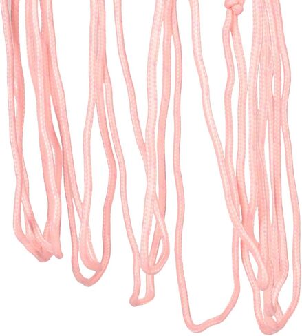 BESPORTBLE Luminous Pink Glow Basketball Net Replacement Durable Polyester Outdoor Basketball Mesh Net for Adult Kids Easy Installation in Saudi Arabia