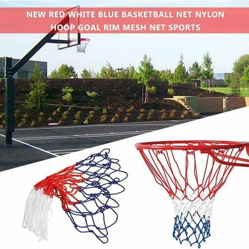 1pc Thickened and Durable Standard Basketball Net Nylon Hoop Goal Standard Rim for Basketball Stands in Saudi Arabia