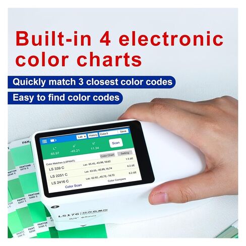 مقياس الألوان المحمول مقياس الطيف الضوئي الرقمي، محلل قارئ الألوان العاكس، مقياس الألوان D/8 LS176 للطلاء، البلاستيك، حساسية عالية، خطأ منخفض in Kuwait