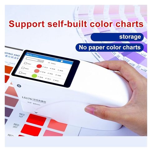 مقياس الألوان المحمول مقياس الطيف الضوئي الرقمي، محلل قارئ الألوان العاكس، مقياس الألوان D/8 LS176 للطلاء، البلاستيك، حساسية عالية، خطأ منخفض in Kuwait