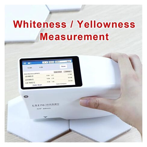 مقياس الألوان المحمول مقياس الطيف الضوئي الرقمي، محلل قارئ الألوان العاكس، مقياس الألوان D/8 LS176 للطلاء، البلاستيك، حساسية عالية، خطأ منخفض in Kuwait