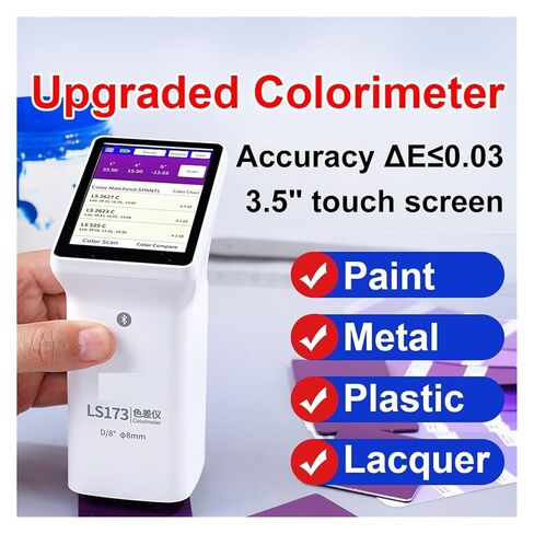جهاز اختبار قارئ الألوان البياض/الأصفرار المحمول D/8 للدهان والبلاستيك والنسيج LS173 حساسية عالية، خطأ منخفض in Kuwait