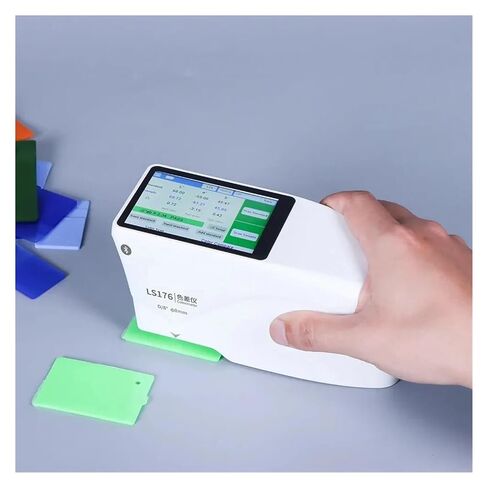 مقياس الألوان المحمول LS176 D/8° 400-700nm مقياس الطيف الضوئي الرقمي للبياض والصفرة محلل الألوان 8 مم حساسية عالية، خطأ منخفض in Kuwait