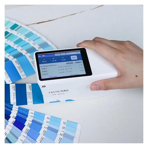 مقياس الألوان المحمول LS176 D/8° 400-700nm مقياس الطيف الضوئي الرقمي للبياض والصفرة محلل الألوان 8 مم حساسية عالية، خطأ منخفض in Kuwait