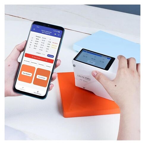 مقياس الألوان المحمول LS176 D/8° 400-700nm مقياس الطيف الضوئي الرقمي للبياض والصفرة محلل الألوان 8 مم حساسية عالية، خطأ منخفض in Kuwait