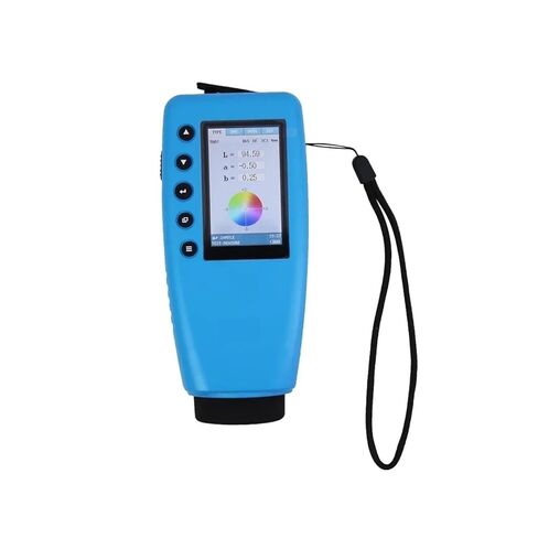 محلل مقياس الألوان المحمول من سلسلة WR10 مقاس 4/8 مم، مقياس فرق اللون الرقمي الدقيق مع شاشة TFT حساسية عالية، خطأ منخفض (4 مم WR-10QC) in Kuwait