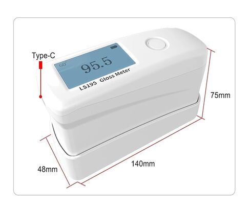 مقياس لمعان السطح المحمول 60 زاوية لمعان 0-200GU مقياس لمعان للرخام الحجري LS195 حساسية عالية، خطأ منخفض in Kuwait