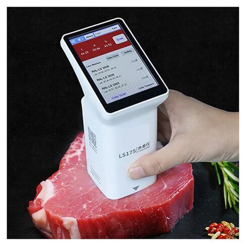 LS175 مقياس ألوان محمول 45/0 درجة مع فتحة 20 مم، شاشة لمس 3.5 بوصة، مقياس فرق اللون الرقمي الدقيق، حساسية عالية، خطأ منخفض in Kuwait