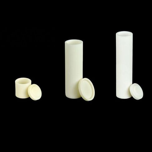 10pcs/Box 99% Alumina Cylindrical Crucible Specification 2 Multiple Specifications Firing Temperature 1800 ° C（with lid）(2.5ml(16x28mm)) in Saudi Arabia