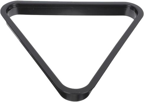 BESTonZON Mini Triangle Pool Rack, Pool Table Accessories, Black Plastic, 5.1 inches, for Kids and Families in Saudi Arabia