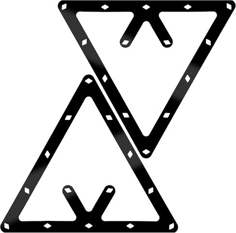 2 قطعة رف الكرة السحرية 8 كرات ، 9 كرات و 10 كرات بلياردو مثلث رف ورقة كرات البلياردو حامل مثلث جديلة الملحقات in Kuwait