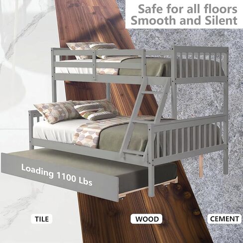 Finnhomy 1 Inch Caster Wheels Set of 4 Heavy Duty Low Profile Plate Swivel Casters Premium Solid Nylon Double Wheels 1,100 Lbs Anti-wear Furniture Casters Extra-Wide Smooth for Bed Workbench Black in Kuwait