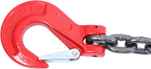 findmall 11000LBS 3/8In X 6Ft Chain Sling with 2 Leg Grab Hooks and Adjusters G80 Lifting Chains Red for Moving and Lifting Goods in Saudi Arabia