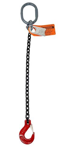 Advantage Rigging - Chain Sling - 3/8" x 5' Single Leg with Sling Hook - Grade 80 in Saudi Arabia