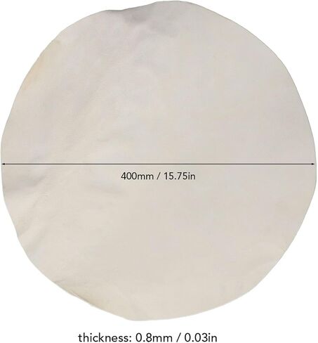 WALFRONT جلد الماعز Djembe رئيس الدف بونغو رأس الطبلة استبدال شقة مستديرة واضحة الصوت 400 مللي متر ضياء in Kuwait