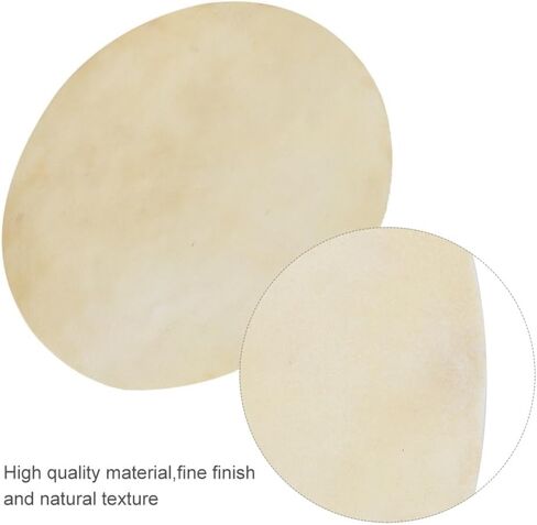Bongo Drum Heads 30cm - Goatskin Faux Leather Texture Drum Covers for African Hand Drums Bongo Accessories Lightweight Musical Instrument Protection in Saudi Arabia